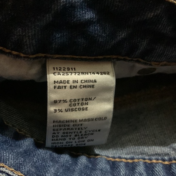 Dex shorts distressed denim embroidered flowers size 25 - Picture 9 of 13